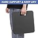 PATIKIL Foam Stadium Seat Cushion, 16 Pack Hard & Strong Portable Stadium Seat Pad for Bleacher Hard EVA Cushion Outdoor Seating for Spectating Sport Camping, Black