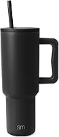 Vista 17 de Simple Modern - Vaso de 30 onzas con asa y tapa con pajita, taza de viaje de acero inoxidable aislada compatible con portavasos, colección Trek