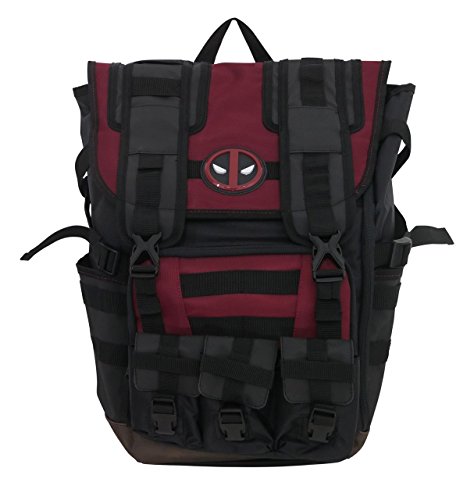 Marvel Deadpool Tactical Roll Top Backpack