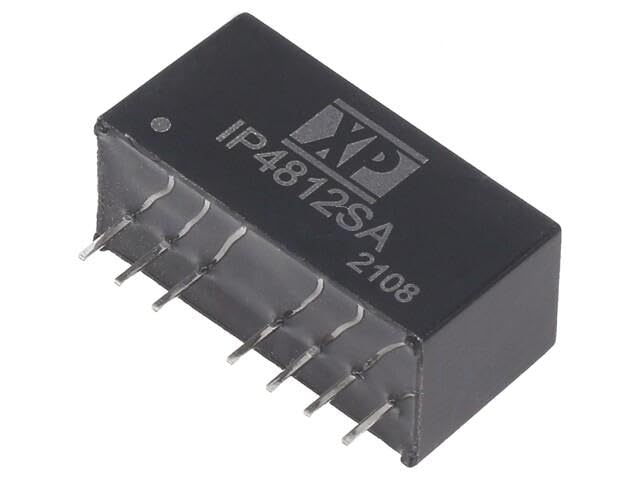 Convertisseur DC/DC 3W IP4812SA XP POWER avec entrée 18-75V et sortie 12VDC