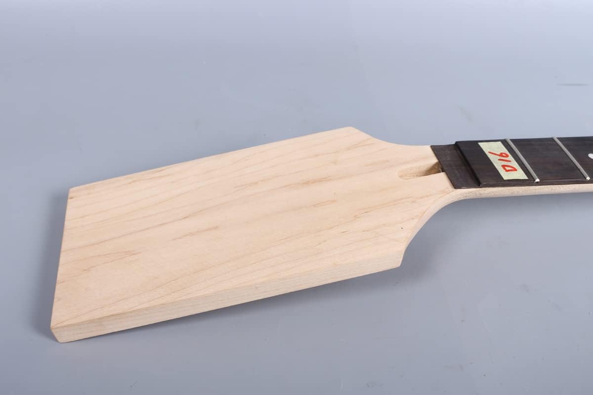7string guitar neck 24fret 25.5inch maple wood with rosewood guitar fretboard wide neck paddle head DIY guitar Dot inlay