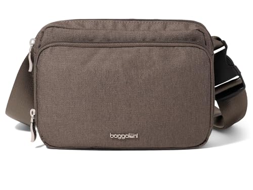 Image of Baggallini Modern Belt Bag 5x8 Travel Fanny Pack Sling Bag Waistpack w /RFID Card Holder Water-resistant Crossbody Bag