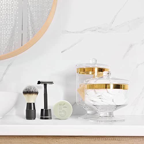 Bambaw | Shaving Soap Men | 2.5 Oz | Green Clay & Shea Butter Shaving Soap Puck | Shave Bar For Skin Protection | Natural Shave Soap For Men | Palm Oil Free Soap | Rosemary Shaving Bar #TOP3