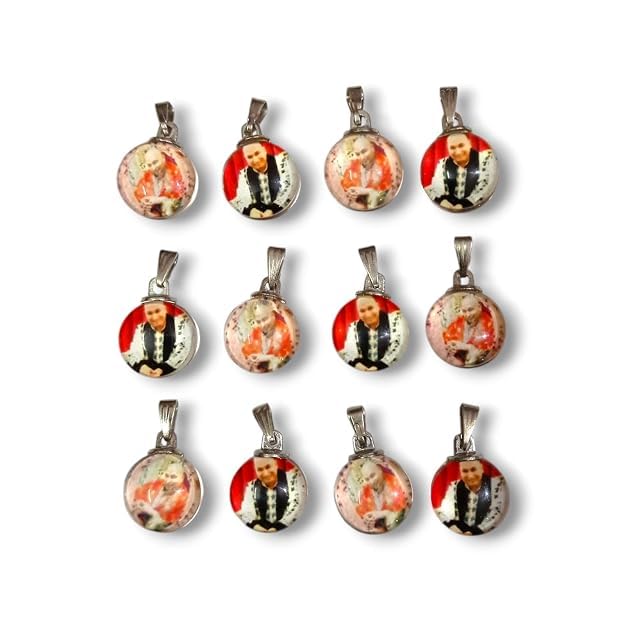 Guru Ji Swaroop Pendant & Locket Pack of 12 for Men Women Kids | Spiritual Pendant for Neck Chain | Blessing Inspired Religious Charm | Small Size Metal Lockets for Daily Wear-image-15