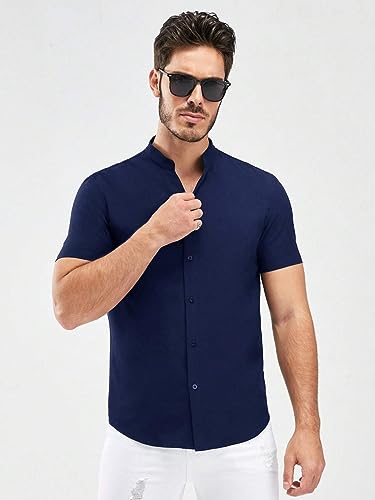 Image of J B Fashion Shirt for Men|| Casual Shirt for Men|| Men Stylish Shirt || Men Printed Shirt(Half-Plain)