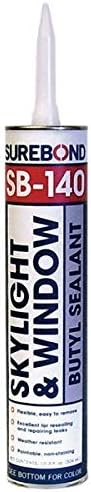 SurebondSB-140 T Skylight and Window Sealant, Wht, 10.3 oz.
