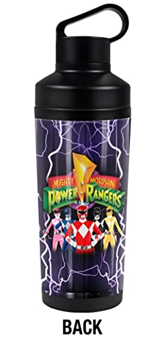 Power Rangers OFFICIAL Lighting Rangers 18 oz Insulated Water Bottle, Leak Resistant, Vacuum Insulated Stainless Steel with 2-in-1 Loop Cap - Thumbnail 2