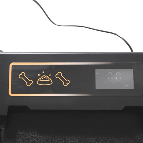 FHUKMZOI Dog Treadmill Pet Dog Running Machine for Small Medium Dogs, Quiet Indoor Dog Tred Treadmill with LED Display Screen & Wheels, 220 LBS Capacity for Fitness Weight Management (Black B) - Thumbnail 5