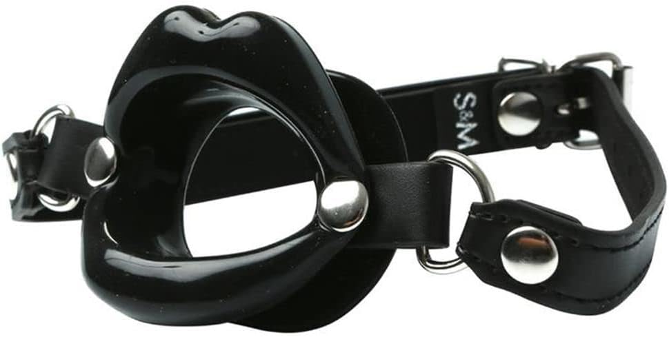 Soft Lips Silicone Gag - Comfortable & Safe BDSM Mouth Gag | Tasteless Silicone | Adjustable Size | Stifles Sound | Easy to Clean & Store | Perfect for Beginners & Experienced Enthusiasts