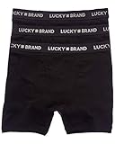 Lucky Cotton 1X1 Rib Boxer Briefs - 3 Pack (161PB01) L/Moonless Night