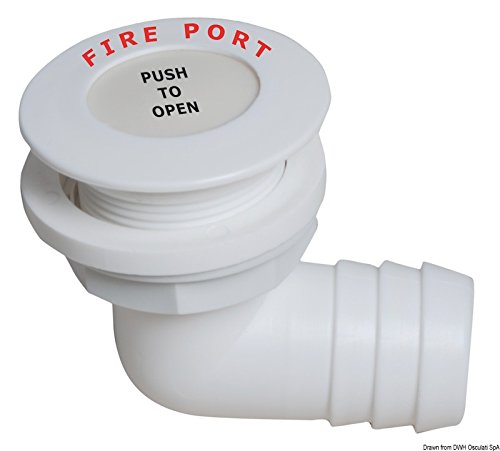 OSCULATI Fire Port 90° portagomma mm.38