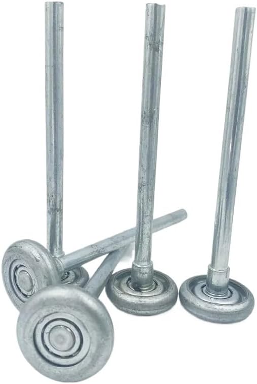 2 inch 17.5 cm long rod garage door pulley wheel roller shutter doors galvanized doors pulley accessories(4pcs)