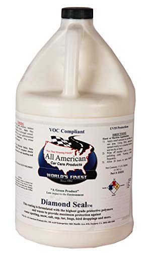 All American Car Care Products Diamond Seal - Premium Detailer's High Tech Resin Polymer Automotive Paint Sealant with Ceramic Coating Silicone (1 Gallon)