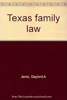 Paperback Texas family law Book