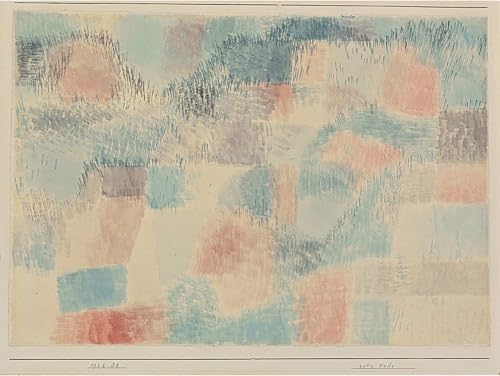 Poster Paul Klee Rote Erde idéal pour la décoration de bureau