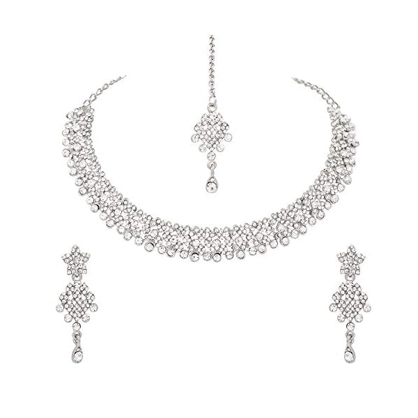 Atasi International Splendid Jewellery/Necklace Set for Women | Ideal for Party, Wedding and Festive Occasion