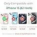 Dumkery Cute Ice Cream iPhone 15 Case, Cupcakes 3D Funny Cartoon Soft Silicone Shockproof Cases Cover Skin for Kids Girls Women Children