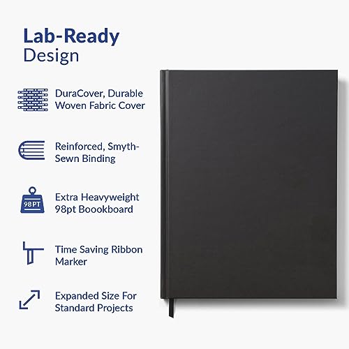 image for Vela Sciences Advanced N7-C Expanded DuraCover Lab Notebook, 9.25 x 11