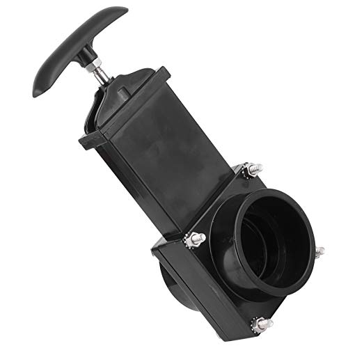 KIMISS Válvula de desagüe para caravana de 50mm, para RV y caravan, válvula de residuos en ABS, accesorio exterior para de alcantarillado
