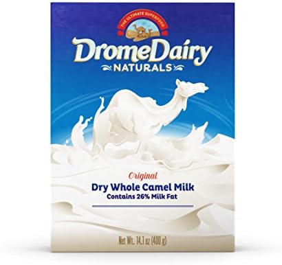 Camel Milk Powder (400g) โ Gluten Free, Additive Free, Non-GMO, Best Milk Protein for Lactose Intolerance โ Keto, Paleo, Halal โ Best Dairy Alternative - by DromeDairy Naturals