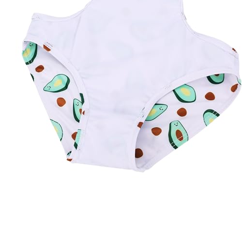 Image of LIZENS Girls' Swimwear Cut Out Trim Ruffle One Piece Beach Bathing Suit for Girls Floral Toddler Kids Swimsuit