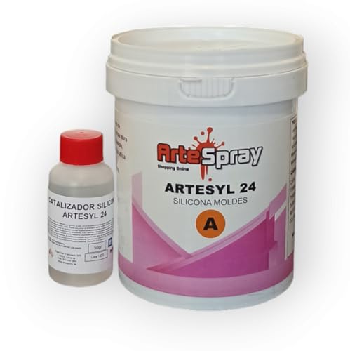 Silicona Liquida para la Fabricación de Moldes Artesyl 24, Moldes para Resina Epoxi, Poliuretano, Escayola, Velas... (1 Kg)