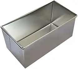 2 Formas P/Pão De Forma Baby Sem Tampa Alumínio 23x10x10cm