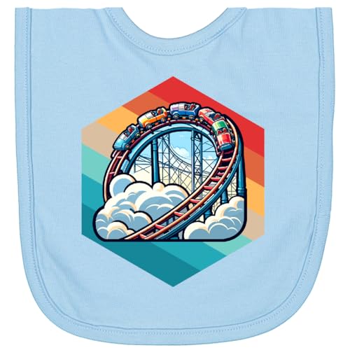 inktastic Roller Coaster Vintage Fan Retro Newborn Bib