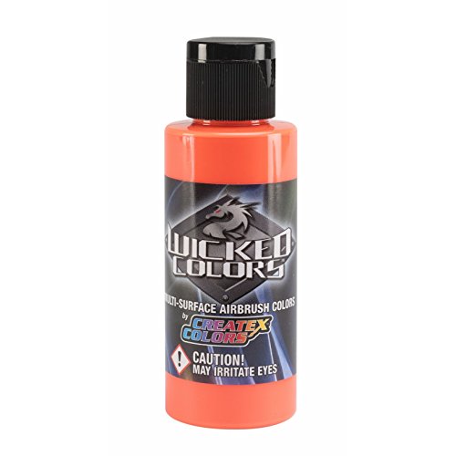 CREATEX COLORS W02702 WICKED COLORS FLUORESCENT ORANGE 2OZ