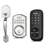 Revolo Smart Lock for Front Door, WiFi Door Lock, Smart Deadbolt, Electronic Keypad Deadbolt, Keyles