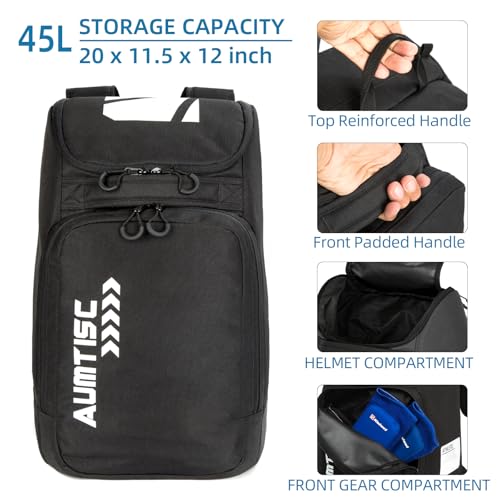 image for AUMTISC Ski Boot Bag, Ski Boot Backpack Travel, Snowboard Boots and He