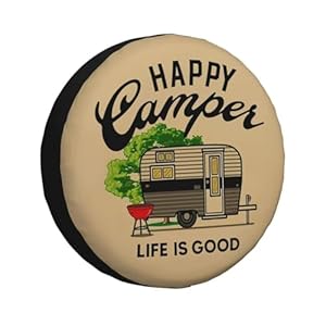 Spare Tire Cover Weatherproof Universal Wheel Protectors for RV Camper Travel Trailer SUV Truck 14 Inch