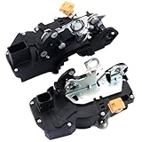 Dasbecan 1 Pair Door Lock Actuator Motor Compatible with GMC Yukon Sierra Chevy Silverado Suburban 1500 Tahoe Cadillac Escalade 2007-2009 931-303 931-304 Front Driver & Passenger Side Door Latch Kit