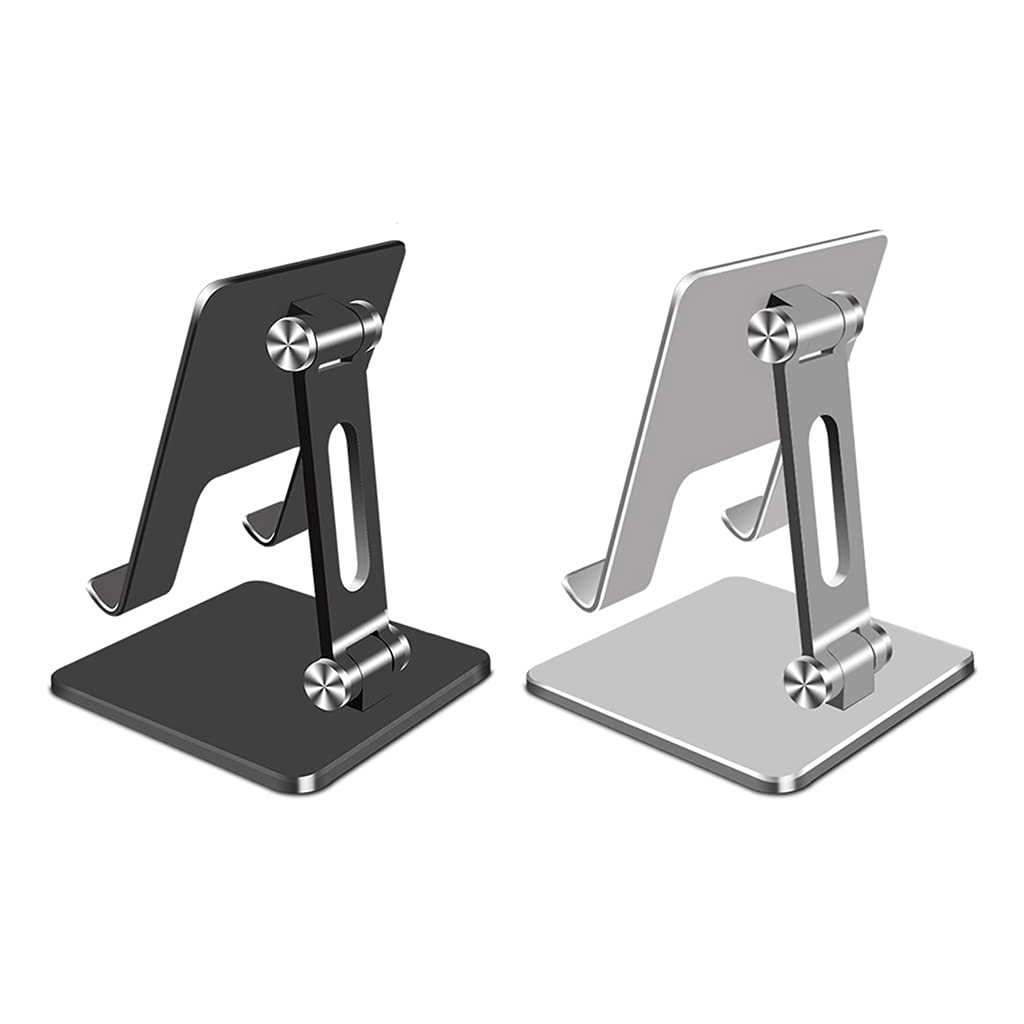 Supporto per cellulare/tablet in alluminio, antiscivolo, stabile, compatibile con tutti i telefoni cellulari