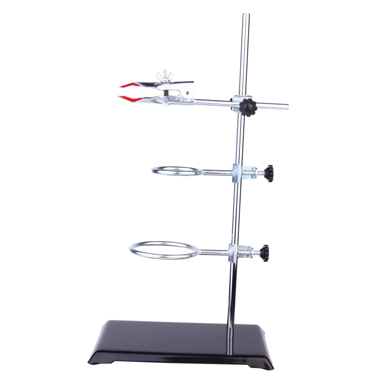 Supporto per Reazioni Chimiche Supporto per Strumenti e Provette Base Stabile in Ferro per Laboratorio Chimico e Esperimenti di Laboratorio