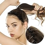 Zig Zag Headbands, 4 Pieces Shark Tooth Comb Hairband, Wavy Shape Plastic Bands, Hair Hoop Accessory for Women Lady Girl (Black, Leopard-print Style) - Image 5