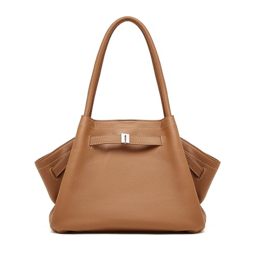 Leather Tote Bags for Women with Magnetic Closure
