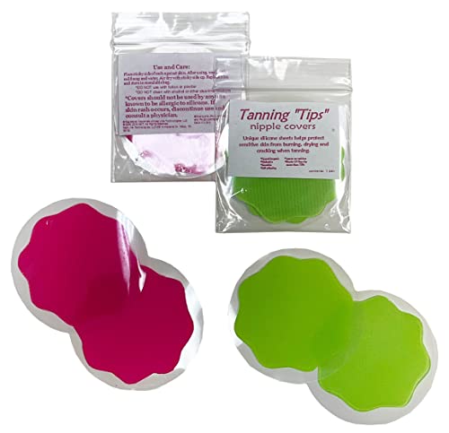 TANNING TIPS Silicone Nipple Covers - 1 pair by Nearly Me Technologies Nipple Covers