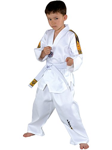 KWON Tenue de Taekwondo avec Ceinture ® 551005 Tiger Enfants Junior-Sac de Taekwondo 150