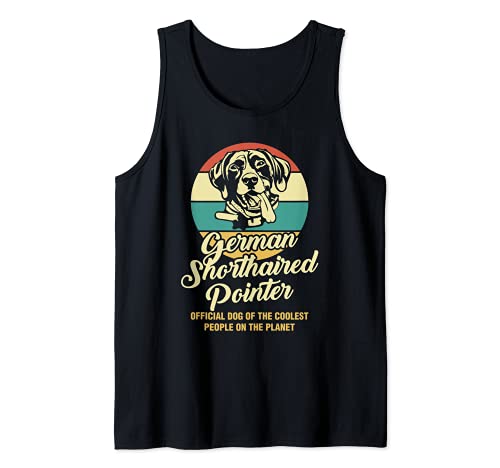 German Shorthaired Pointer - Official Dog Of Coolest People Tank Top, Black