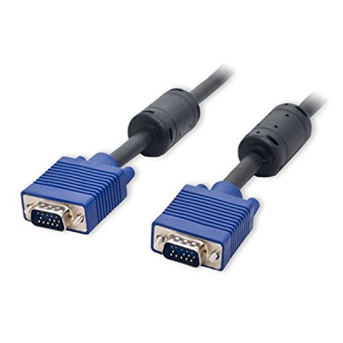 IO Crest VGA SVGA HD 14 Male to Male Video Coaxial Monitor Cable Supports 1080P Full HD for Projectors, HDTVs, Displays, PC, Laptop, CL-CAB32005