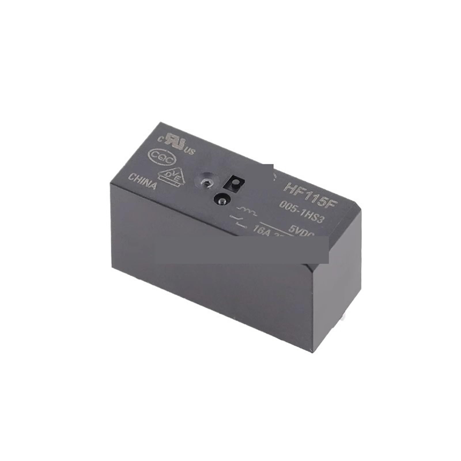 Relais JQX-115F-005-1HS3 5V miniature 16A 6 broches pour circuit imprimé