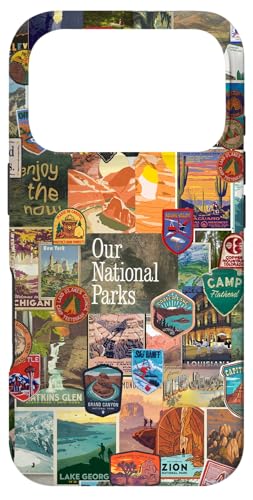 National Parks Camping and Travel Aesthetic Case for iPhone 17 Pro