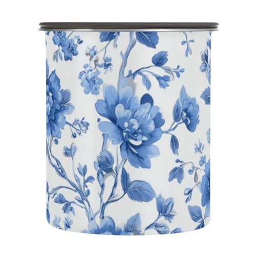 Contenedor para café de acero inoxidable 900 ml azul