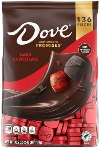 Amazon.com : DOVE PROMISES Dark Chocolate Candy, 136 Ct Bulk Bag : Everything Else