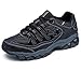 Skechers Men's Afterburn M. Fit Fashion Sneakers – Leather Upper, Memory Foam Insole, Rubber Outsole, Black/Charcoal, 13
