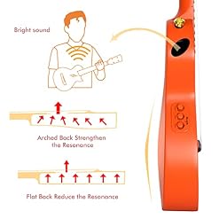Ukulélé Concert Enya Nova U 23 pouces Kit de Débutants et Professionnel électrique Acoustique Ukulélés en Fibre de… - Les Beatles, Paul McCartney, John Lennon, RIngo Starr, George Harrison Ukulélé Concert Enya Nova U 23 pouces Kit de Débutants et Professionnel électrique Acoustique Ukulélés en Fibre de… – Image 3