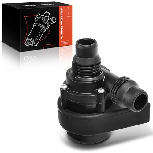 Frankberg Auxiliary Water Pump Compatible with 5 Series E39 E60 2.0L-3.0L 1996-2010 6 Series E63 E64 3.0L 2007-2010 X5 E53 2.9L-5.0L 2000-2006 Replace# 64116955122