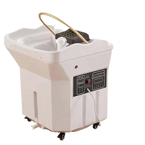 Japanese Head Spa Equipment with 60l Water Tank, Portable Thermostatic Head Spa Equipment Water Circulation Shampoo Basin, 180° Arc Design, for Hair Stylists Spa Equipment Hairdressing Chair
