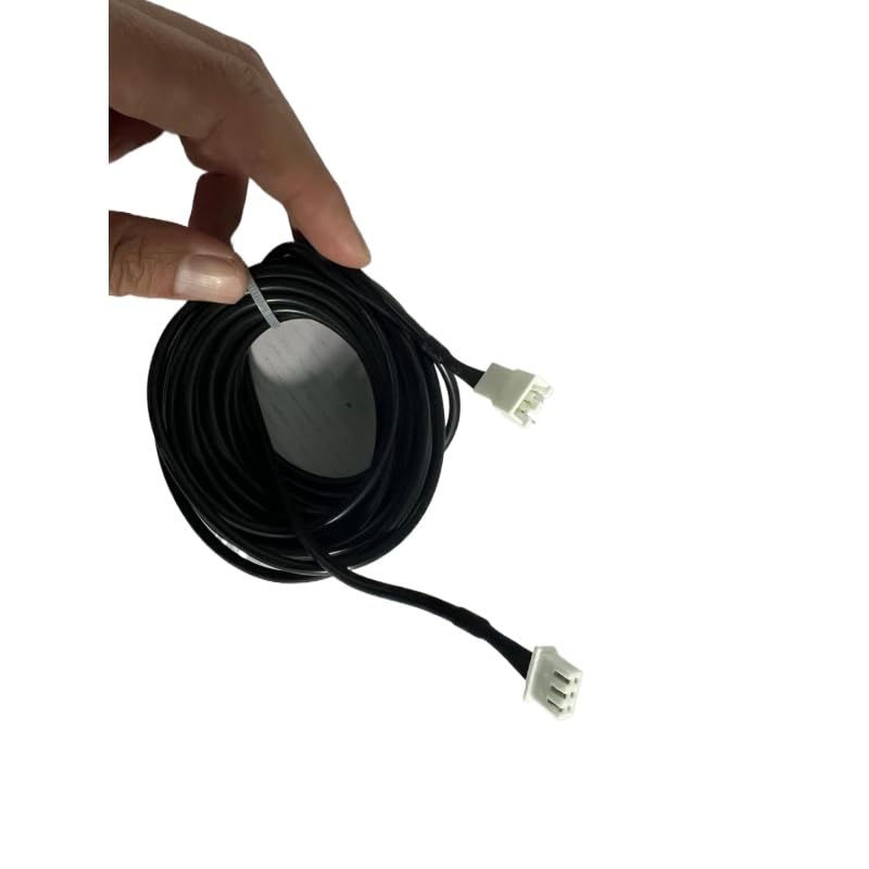 Image of WiFi Temperature Humidity Sensor Extension Cable, 5m 16.4ft 3-Pin Male Plug to Female Socket